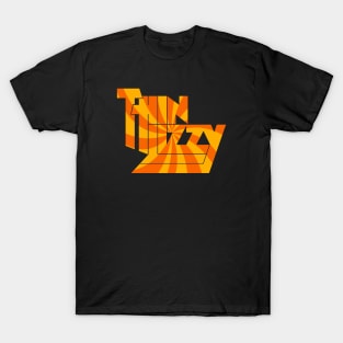 Thin Lizzy Orange Spiral Fanart T-Shirt